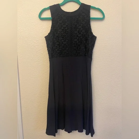 Navy Blue Anne Taylor Dress - Picture 1 of 6